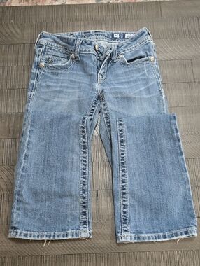 Miss Me Light Wash Boot Leg Jeans - Blue